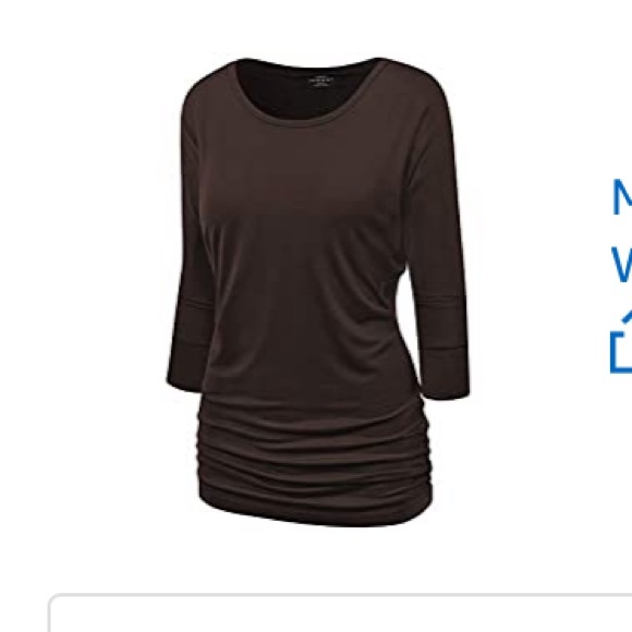 Rouched side Blouse - Picture 2 of 2